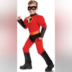 Superhero Kids Costume - Red and Black